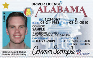 Licencia de conducir alabama
