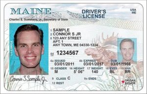 Licencia de conducir maine